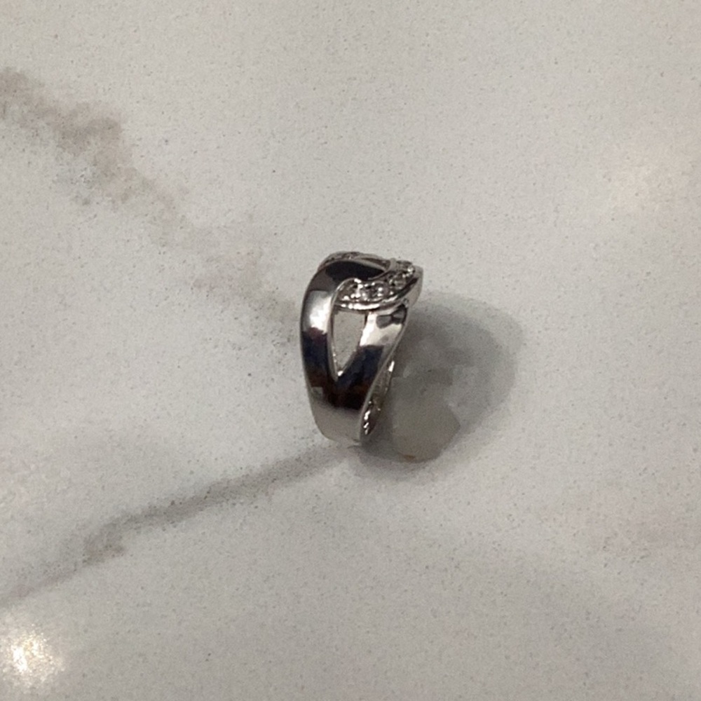 Lia Sophia Silver Knot Ring​ - Picture 4 of 4